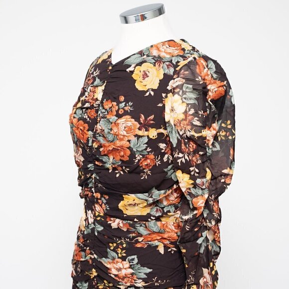 Veronica Beard Hedera Silk Floral Mini Dress - Picture 9 of 13